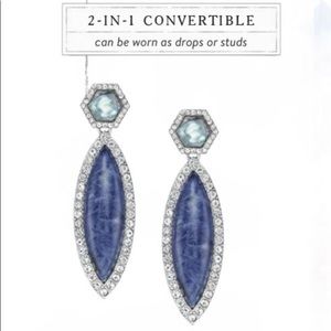 Meridian Convertible Post Earrings (costume)